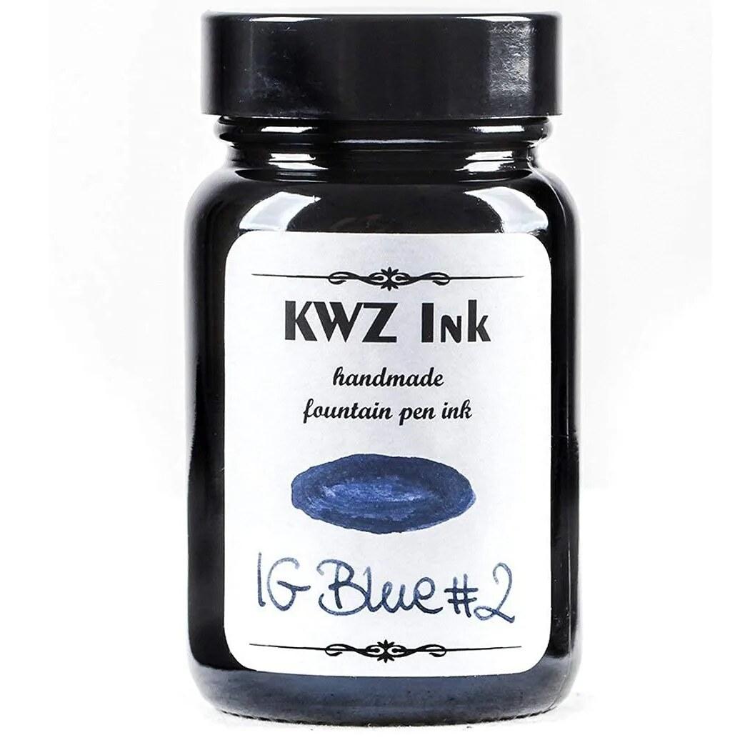 A bottle of KWZ Iron Gall 1101 IG Blue #2.