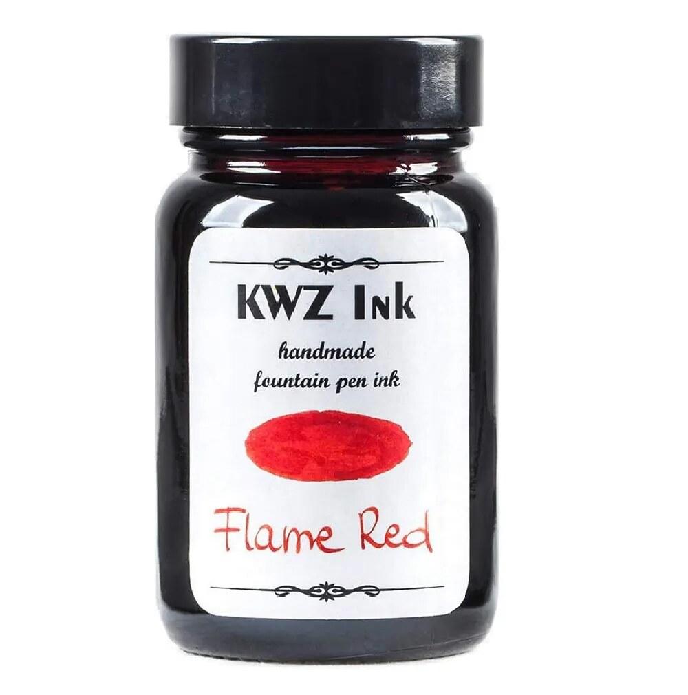 A bottle of KWZ Standard 4404 Flame Red.