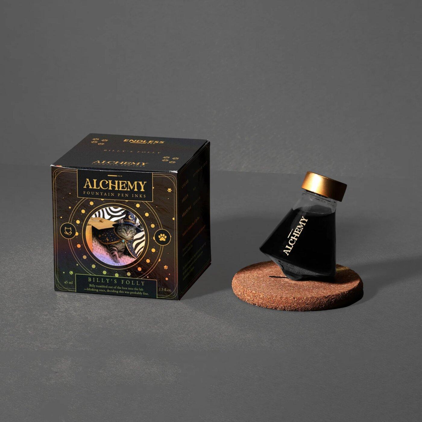 A bottle of Endless Alchemy · LABS.16 Billy's Folly.