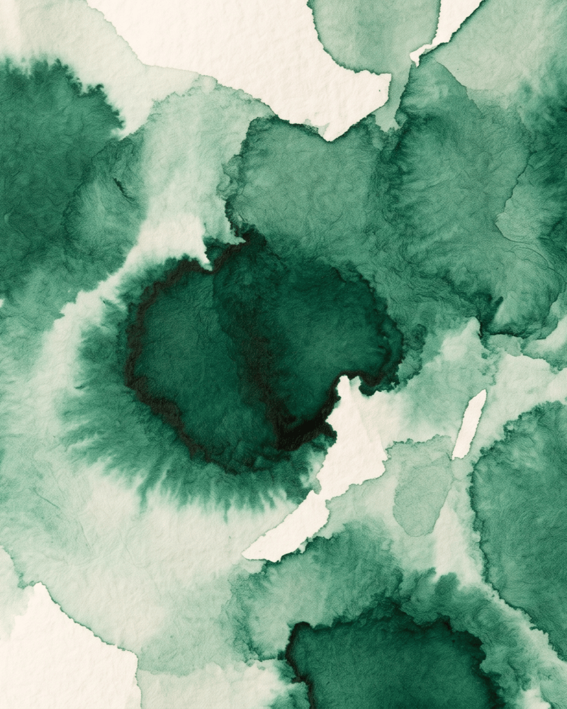 Bottled fountain pen ink from the green drawer.