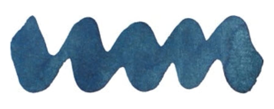 Diamine Forever Pigment Blue Indigo fountain pen ink swatch