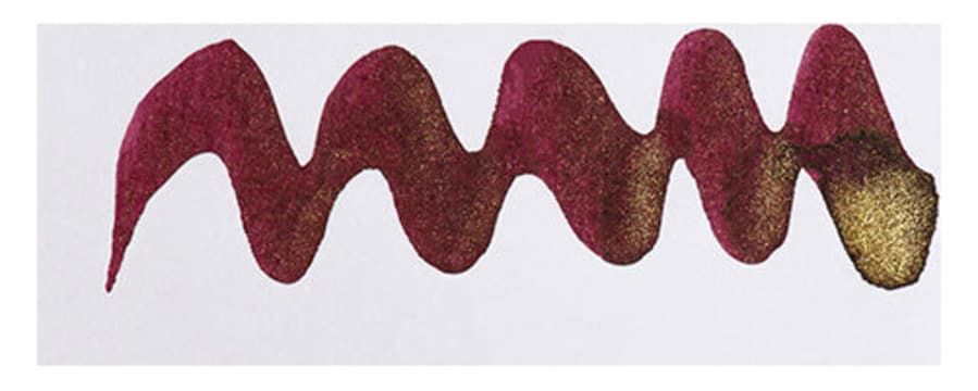 Diamine Shimmer Wine Divine fountain pen ink swatch