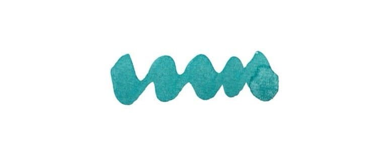 Diamine Forever Pigment Aqua Surf, shown in the maker's own swatch.